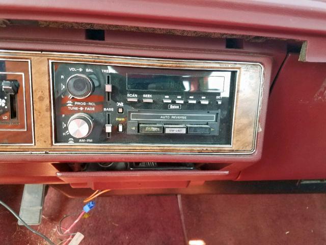 1G4HP54C3LH527936 - 1990 BUICK LESABRE CU BURGUNDY photo 9