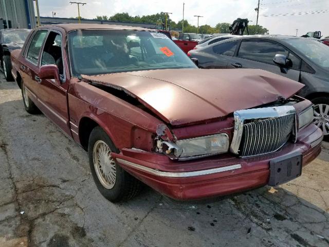 1LNLM82W9VY734142 - 1997 LINCOLN TOWN CAR S RED photo 1