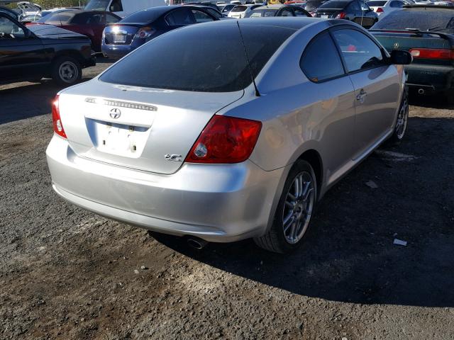 JTKDE177870164384 - 2007 TOYOTA SCION TC 银色 照片 4