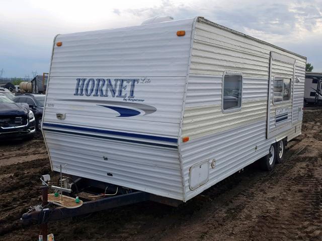 4YDT25F2837307244 - 2003 KEYSTONE HORNET WHITE photo 2