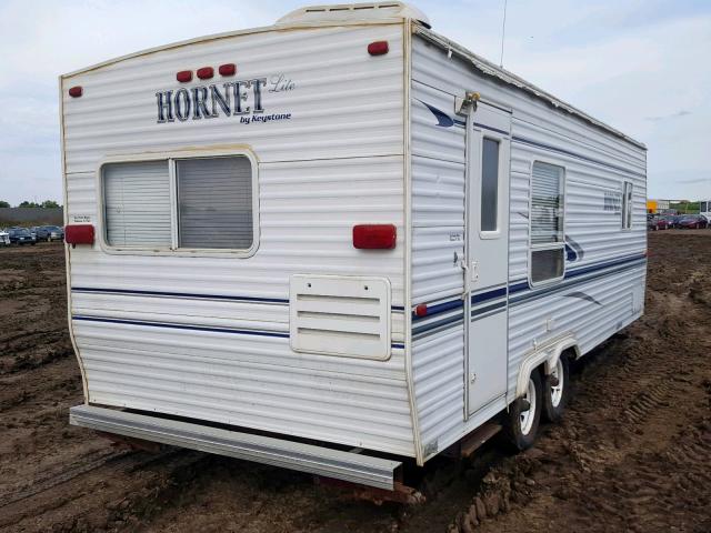 4YDT25F2837307244 - 2003 KEYSTONE HORNET WHITE photo 4