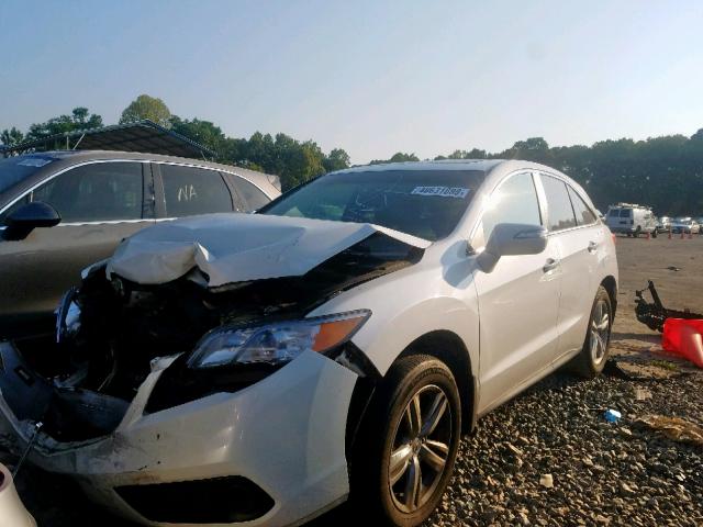 5J8TB3H37DL005967 - 2013 ACURA RDX WHITE photo 2