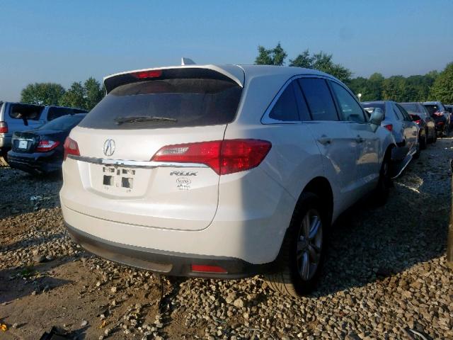 5J8TB3H37DL005967 - 2013 ACURA RDX WHITE photo 4