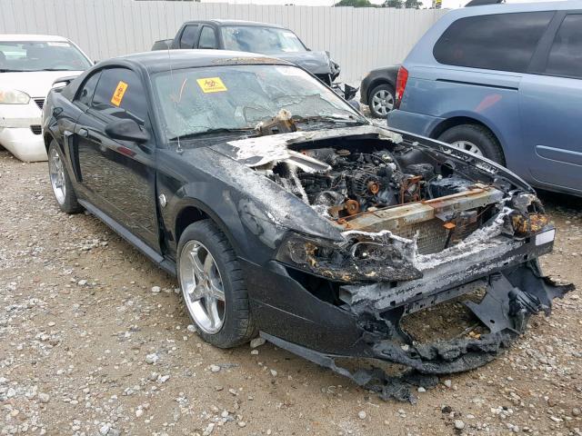 1FAFP42X44F104510 - 2004 FORD MUSTANG GT BLACK photo 1