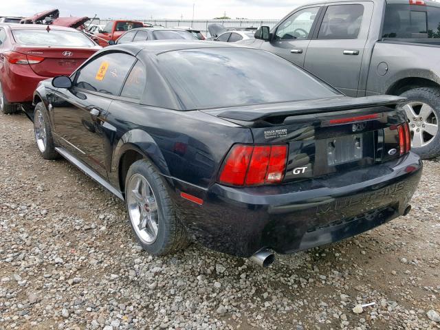 1FAFP42X44F104510 - 2004 FORD MUSTANG GT BLACK photo 3