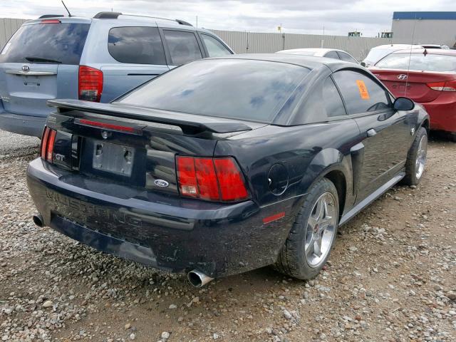 1FAFP42X44F104510 - 2004 FORD MUSTANG GT BLACK photo 4