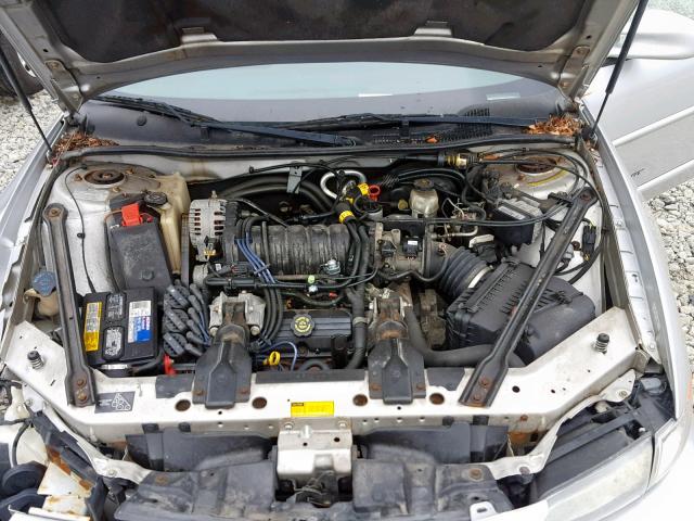 1G2WP52K51F130277 - 2001 PONTIAC GRAND PRIX SILVER photo 7