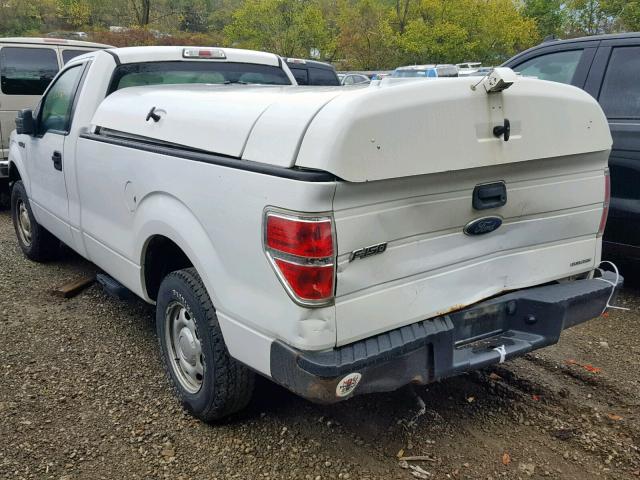 1FTMF1CM1DKD84949 - 2013 FORD F150 WHITE photo 3