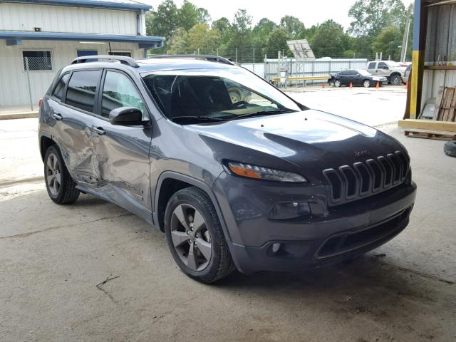 1C4PJLCB3GW274844 - 2016 JEEP CHEROKEE L GRAY photo 1