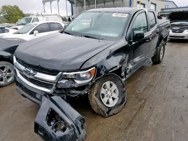 1GCGTBEN2K1257048 - 2019 CHEVROLET COLORADO BLACK photo 2