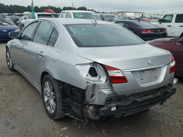 KMHGC4DDXDU219116 - 2013 HYUNDAI GENESIS 3. GRAY photo 3