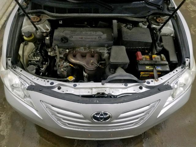 4T4BE46K99R125984 - 2009 TOYOTA CAMRY BASE SILVER photo 7