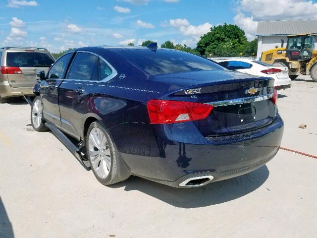 2G1125S30J9106077 - 2018 CHEVROLET IMPALA PRE ლურჯი ფოტო 3
