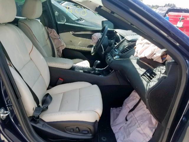 2G1125S30J9106077 - 2018 CHEVROLET IMPALA PRE ლურჯი ფოტო 5