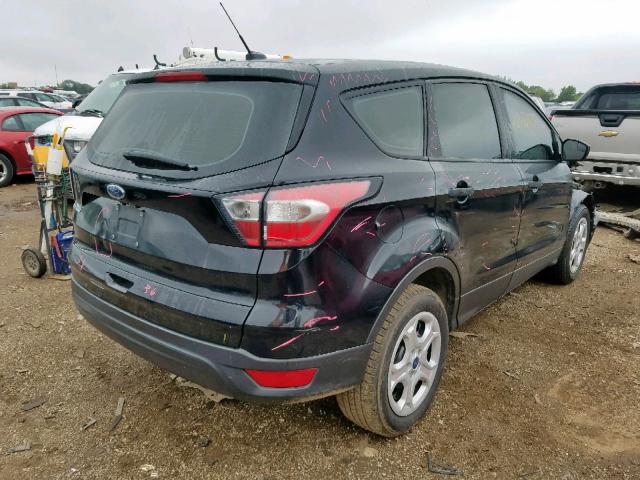 1FMCU0F70HUC74014 - 2017 FORD ESCAPE S BLACK photo 4