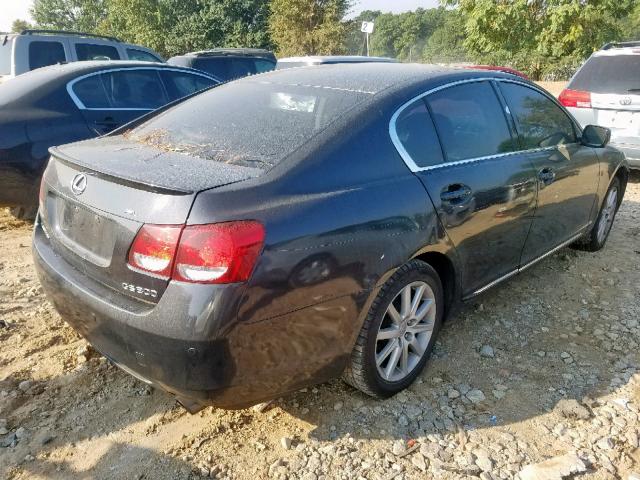 JTHCH96S060016192 - 2006 LEXUS GS 300 GRAY photo 4