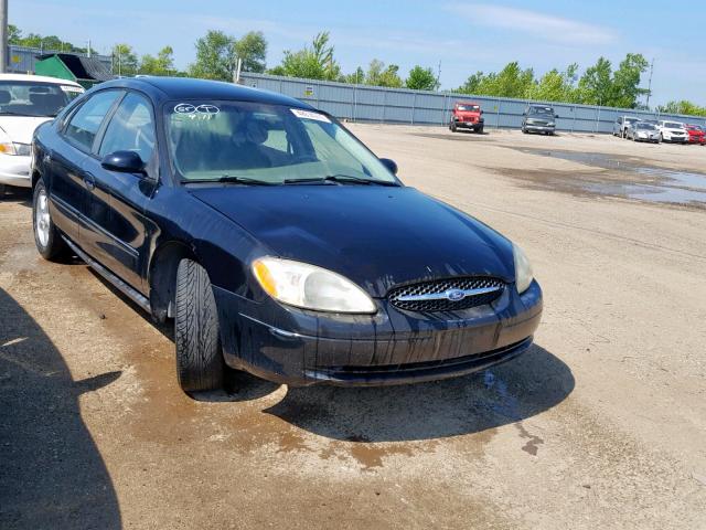 1FAFP55U43G154646 - 2003 FORD TAURUS SES BLACK photo 1