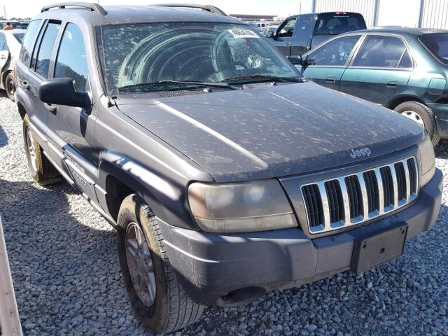 1J4GX48S34C433320 - 2004 JEEP GRAND CHER BLACK photo 1