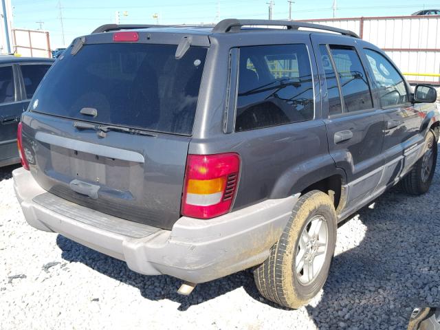 1J4GX48S34C433320 - 2004 JEEP GRAND CHER BLACK photo 4