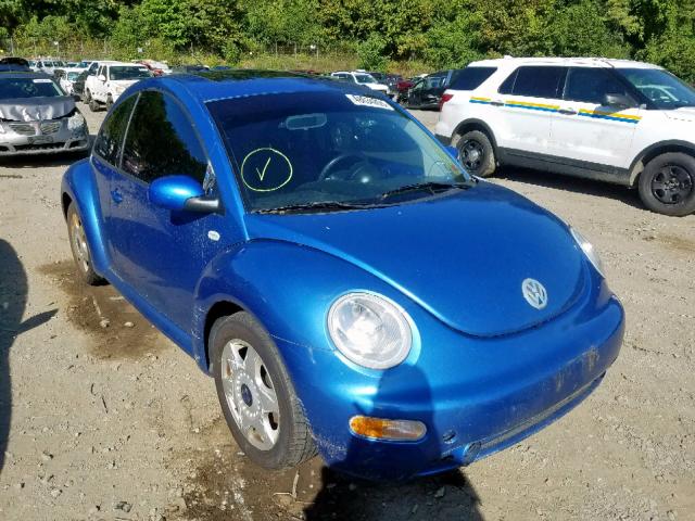 3VWCK21C31M428085 - 2001 VOLKSWAGEN NEW BEETLE Mavi foto 1