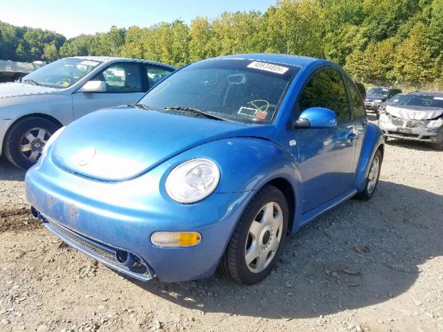 3VWCK21C31M428085 - 2001 VOLKSWAGEN NEW BEETLE Mavi foto 2