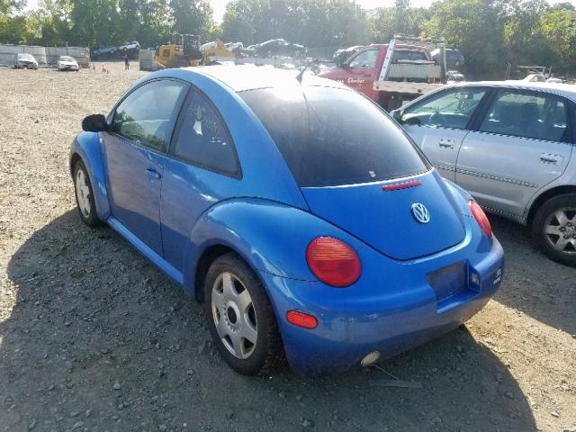 3VWCK21C31M428085 - 2001 VOLKSWAGEN NEW BEETLE Mavi foto 3