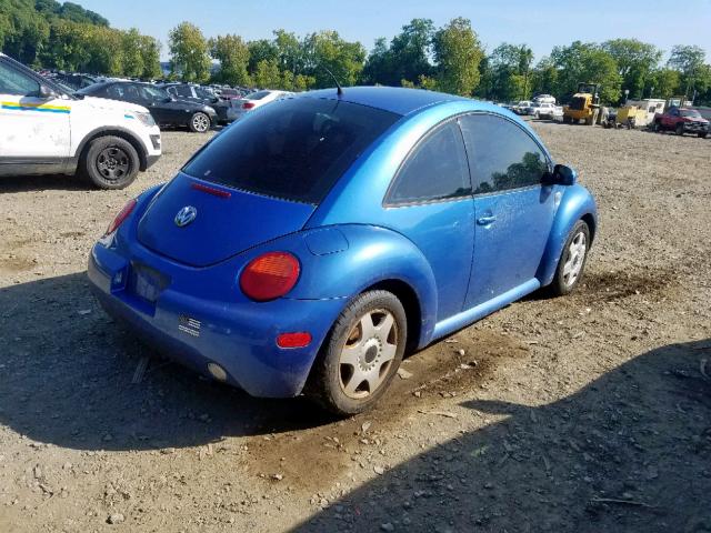 3VWCK21C31M428085 - 2001 VOLKSWAGEN NEW BEETLE Mavi foto 4