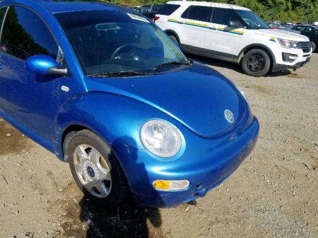 3VWCK21C31M428085 - 2001 VOLKSWAGEN NEW BEETLE Mavi foto 9