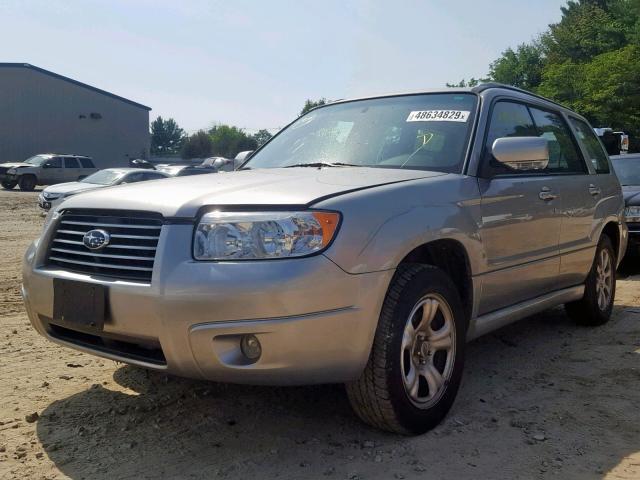 JF1SG65656H718017 - 2006 SUBARU FORESTER 2 GRAY photo 2