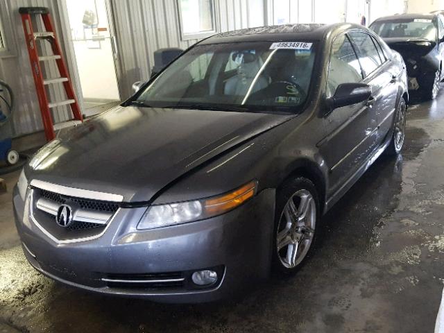 19UUA66258A032850 - 2008 ACURA TL GRAY photo 2