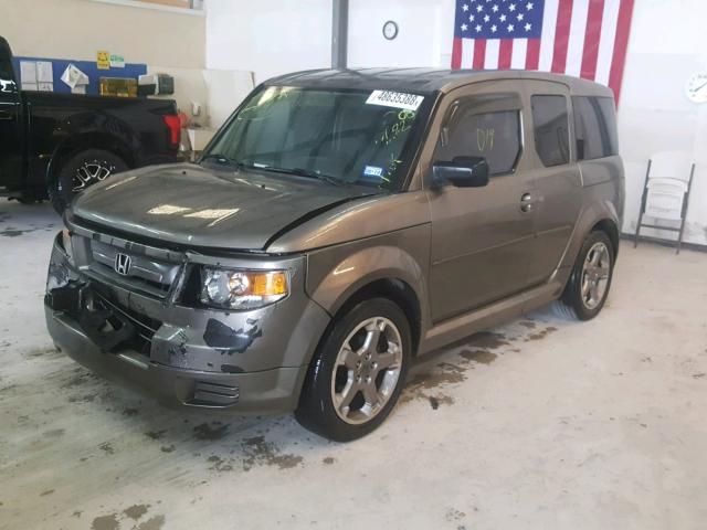 5J6YH18978L000182 - 2008 HONDA ELEMENT SC GRAY photo 2