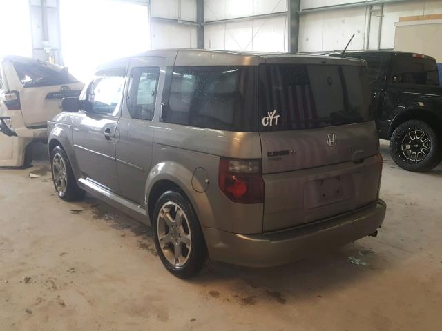 5J6YH18978L000182 - 2008 HONDA ELEMENT SC GRAY photo 3