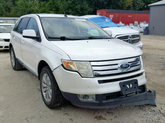 2FMDK3JC2ABB19668 - 2010 FORD EDGE SEL WHITE photo 1