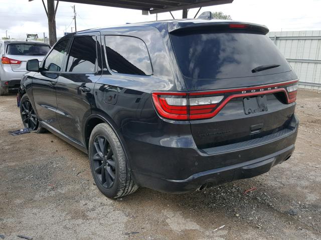 1C4SDHCT8HC798565 - 2017 DODGE DURANGO R/ BLACK photo 3