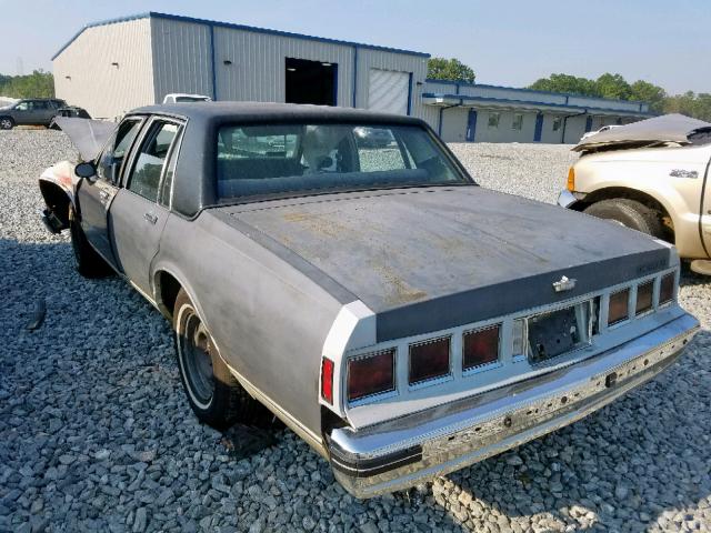 2G1AN69H7E9164711 - 1984 CHEVROLET CAPRICE CL GRAY photo 3