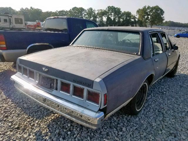 2G1AN69H7E9164711 - 1984 CHEVROLET CAPRICE CL GRAY photo 4