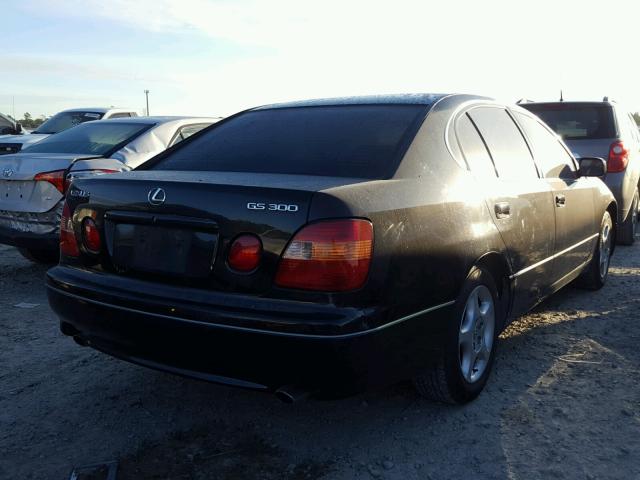 JT8BD68S2X0061607 - 1999 LEXUS GS 300 BLACK photo 4