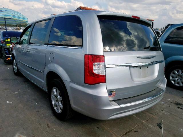 2C4RC1BG6CR351021 - 2012 CHRYSLER TOWN & COU SILVER photo 3