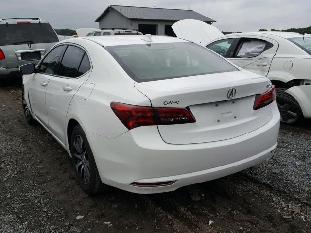 19UUB1F36FA010278 - 2015 ACURA TLX WHITE photo 3