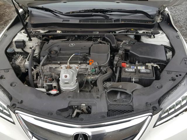 19UUB1F36FA010278 - 2015 ACURA TLX WHITE photo 7