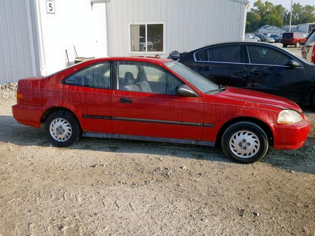 1HGEJ6123TL053852 - 1996 HONDA CIVIC DX RED photo 9