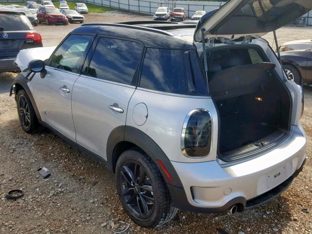 WMWZC5C52EWM17477 - 2014 MINI COOPER S C SILVER photo 3