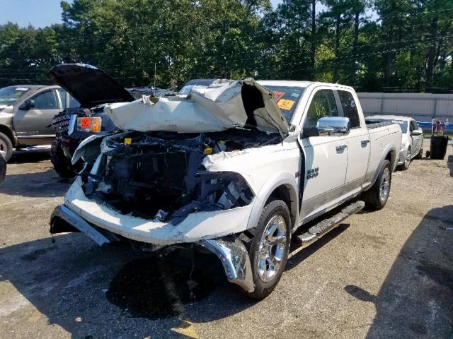 1C6RR6JT4GS242711 - 2016 RAM 1500 LARAM WHITE photo 2