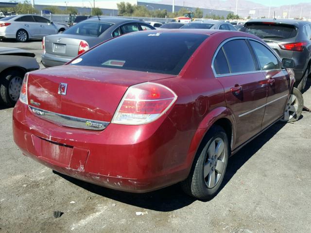 1G8ZR57527F264317 - 2007 SATURN AURA GREEN RED photo 4