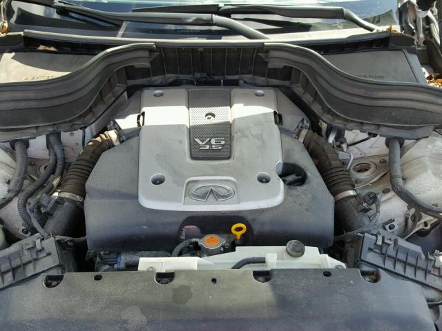 JNKAJ09F78M360491 - 2008 INFINITI EX35 BASE WHITE photo 7