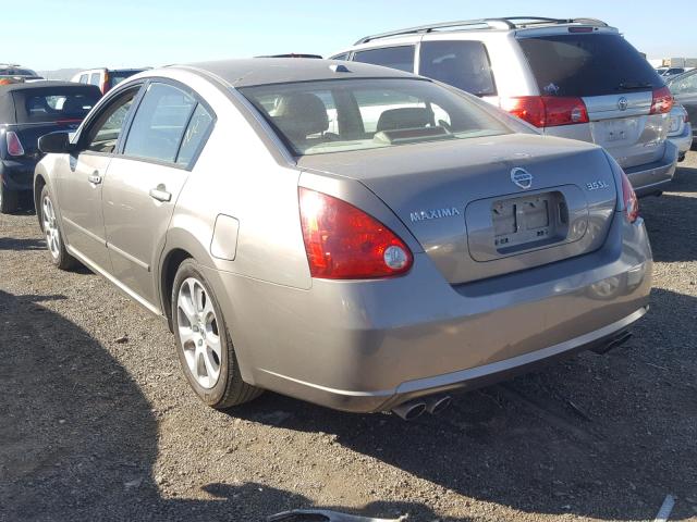 1N4BA41E48C821934 - 2008 NISSAN MAXIMA SE TAN photo 3