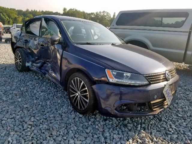 3VW2K7AJ9BM071777 - 2011 VOLKSWAGEN JETTA BASE BLUE photo 1