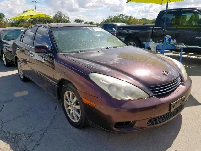 JTHBF30G925002078 - 2002 LEXUS ES 300 MAROON photo 1