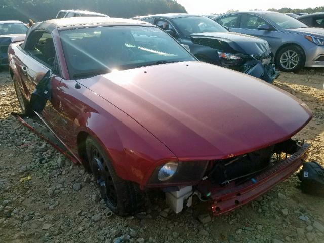 1ZVHT85H575259312 - 2007 FORD MUSTANG GT RED photo 1