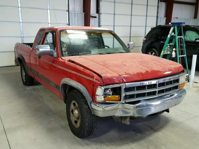 1B7GL23Y7RS600549 - 1994 DODGE DAKOTA RED photo 1